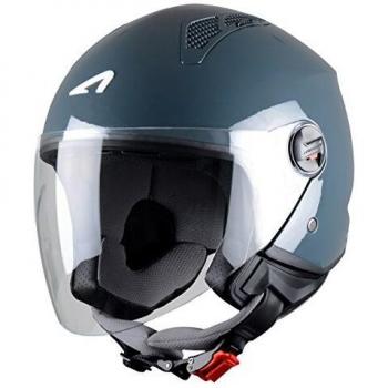 Astone Helmets Mini Jet Army Casco Jet, color Gris Oscuro, talla S