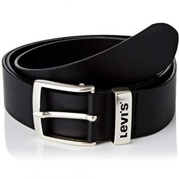 LEVIS FOOTWEAR AND ACCESSORIES New Ashland Plus cinturón, black, 125 Unisex Adulto