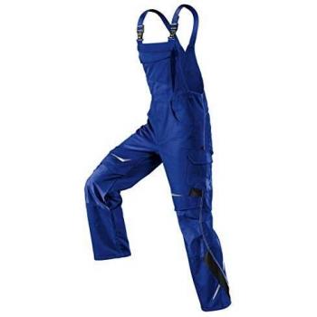 Pantalón de Trabajador con Tirantes Pulsschlag Azul Maíz/Negro, Talla 102