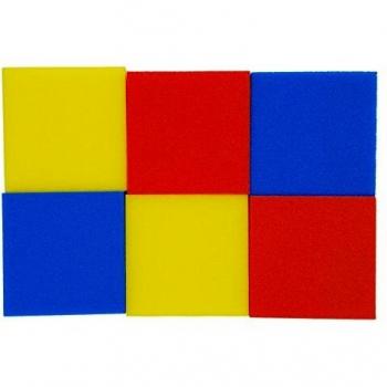 Cubos Leisis Foam 6 unidades multicolor
