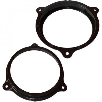 AERZETIX: 2 Adaptadores soportes de Altavoces - 165mm - Puertas Delanteras/Traseras – para Automóvil