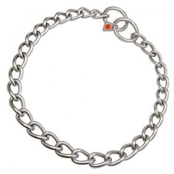Collar para Perro Hs Sprenger de Acero Inoxidable Mate - 75 cm, Eslabón Retorcido