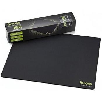 iKross Alfombrilla de Ratón Gaming, Color Negro, IKPC18