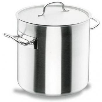 Lacor Olla Alta Acero Inoxidable, Incluye Tapa, Apta para Todo Tipo de Cocinas, Acabado Mate, Capacidad: 98 L, Altura, Diámetro: 50 cm, Plata, 52 cm