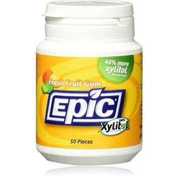 EPIC DENTAL - Xylitol Sweetened Gum Fresh Fruit - 50 Pieces