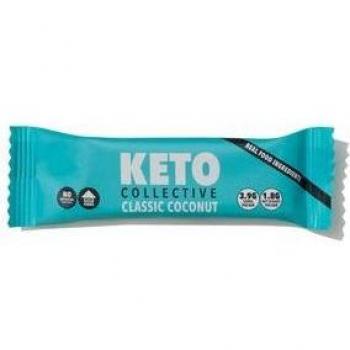 Keto Collective Barrita Keto Vegana Sin Gluten Sabor Coco 40g