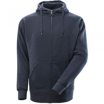 Sudadera con Cremallera Crossover Mascot 51590, Color Negro-Azul, Talla 2XL
