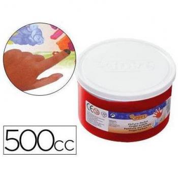 Pintura de dedos Jovi 500cc color rojo