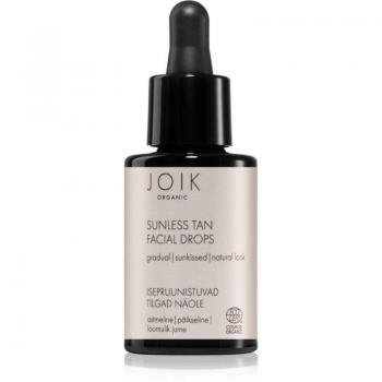 Gotas Autobronceadoras Orgánicas para el Rostro JOIK, 30 ml