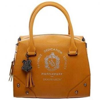 Bioworld Merchandising Bolso de Mano Hufflepuff Plaid Top Harry Potter
