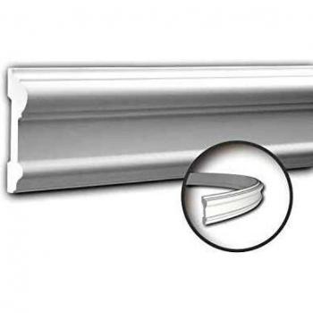 Moldura Decorativa Flexible Neoclásica Blanca de Estuco 2 m Profhome