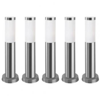 FORLIGHT KORAL Baliza Exterior para Jardín Resistente Al Agua IP55 | Poste de Luz para Sendero y Camino | Lámpara Bolardo de Acero Inoxidable | 23W | Farolillo Moderno | Ac