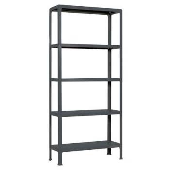 Estantería SIMONHOME CLICK PLUS 5/300 ANTRACITA - 8425437104305 - Simon Rack, Librería Estantería Salón, 1800x1000x300 mm, 5 Alturas,