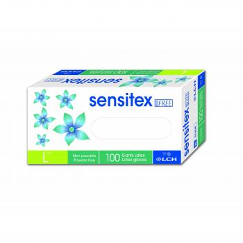 Sensitex - Guantes de látex no pulverizados – Caja de 100 unidades