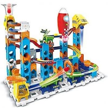 VTech Marble Rush Rocket Set Electronic M100E-Circuito de canicas-Juguetes de construcción niños +4 años-Versión ESP