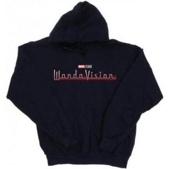 Sudadera con Capucha para Mujer Marvel WandaVision Logo Negra Talla L