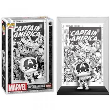 Funko Pop! Comic Cover: Captain America Black and White #112 - Marvel Collectible Vinyl Figure