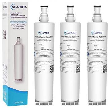 Filtro de agua (3 unidades) compatible con frigorífico Whirlpool SBS200 / SBS002