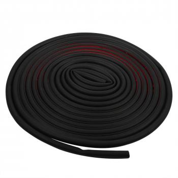 Qillu 8M Big D Shape Car Motor Borde de la puerta Borde de goma Trim Hueco Tirador Weatherstrip