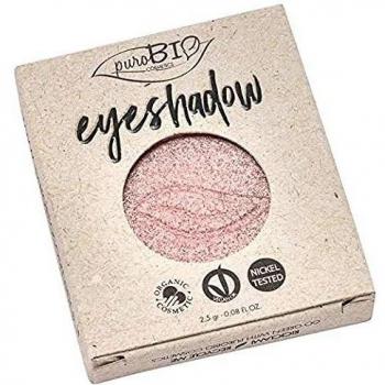Purobio - Recarga Compact Eyeshadows Sombra de ojos 3 g Tono 25 Rosa Iridiscente