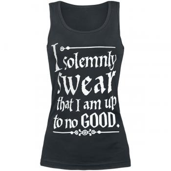 Harry Potter Solemnly Swear Top Mujer Negro XS