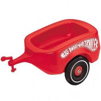 Remolque Big Bobby Car Rojo para Niños - Accesorio de Juguete para Automóvil de Paseo