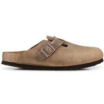 Birkenstock Boston Clogs - Unisex Waxy Tobacco Brown Sandals Size 37