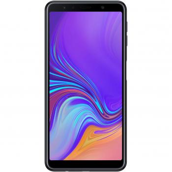 Samsung Galaxy A7 (2018) Negro, Dual SIM, 6 FHD+, Cámara Triple (24+5+8MP), Procesador Octa-Core (2.2GHz+1.6GHz), 64GB Almacenamiento, 4GB RAM, Android, 4G