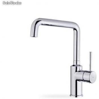 Grifo De Cocina Teka Monomando Frame Color Cromo Ref 509150200 Caño Alto Giratorio