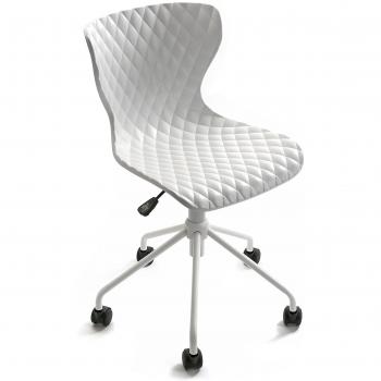 Versa Bari - Silla de oficina, color blanco
