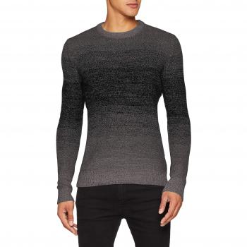 JACK & JONES Jortwin Knit Crew Neck STS, suéter para Hombre, Gris