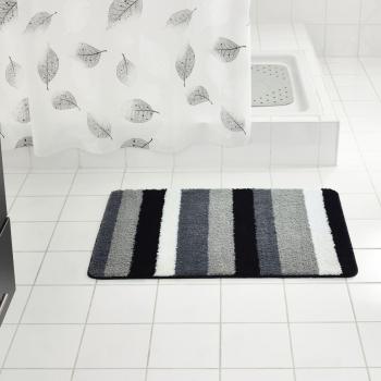 RIDDER Alfombra de baño Carl 60x90 cm gris 7102307