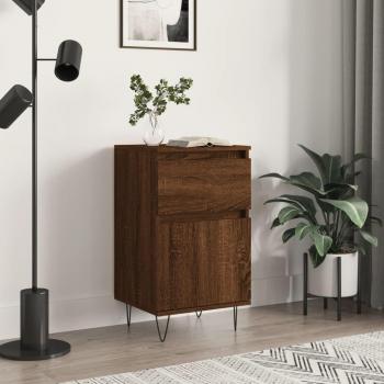 Aparador de Roble Marrón 40x35x70 cm madera multicapa