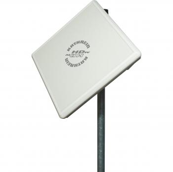 Antena Plana SAT Kathrein BAS 65 TWIN Universal LNB para 2 Participantes, 10.7-12.75 GHz, Blanco