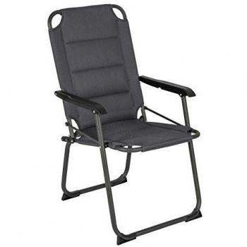 Silla de Camping Bo-Camp Copa Rio Comfort XXL Air Acolchada Gris