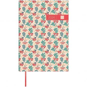 Finocam Agenda Anual 2024 Porto Design Y10 Semana Vista Vertical Encuadernada Fruits Multicolor Multilingüe 140x204mm