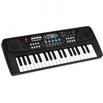 REIG 8920 Órgano Electrónico 37 Teclas Multifunción, Negro