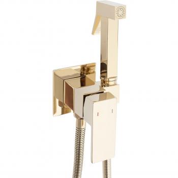 Grifo para Bidé Rea Fénix Oro - Grifo de bidé de diseño moderno, acabado en color oro, fabricado en latón, con sistema de cartucho cerámico para un control preciso del flujo y temperatura del agua