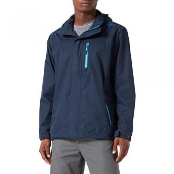 CMP Men's Waterproof Rain Jacket with Zip Hood and Ventilation