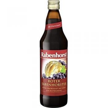 RABENHORST Zumo UVA ROJA con Hierro 750ml, Negro, Estandar