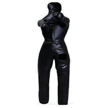 Bestzo MMA Artes Marciales Maniquí brasileño Grappling Standing Position Negro Cuero sintético - 70 Inches