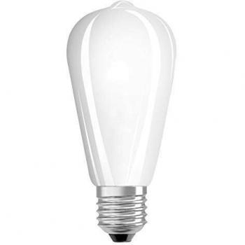 Bombilla LED OSRAM Classic ST E27 6,5W 2700K Opalino - Equivalente a 55W, 730 lm, Blanco Cálido