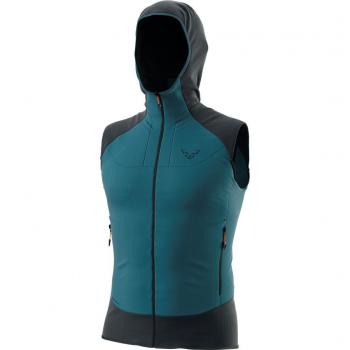 Chaleco con capucha Dynafit Mezzalama Polartec Alpha azul - S, características: material Polartec Alpha, diseño ligero y transpirable, capucha ajustable, ideal para actividades al aire libre y deportes de montaña