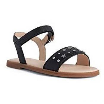 Sandalias Geox Karly para Mujer y Niña, Modelo J2535H 000BC, Color Negro