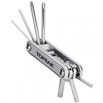 TOPEAK Unisex - Adulto X-Tool+ Mini Wekrzeug, Plata, 11 Funciones