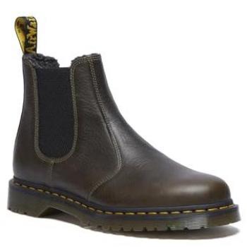 Dr. Martens 2976 Dms Olive Grizzly Chelsea Boots for Men - Size 42