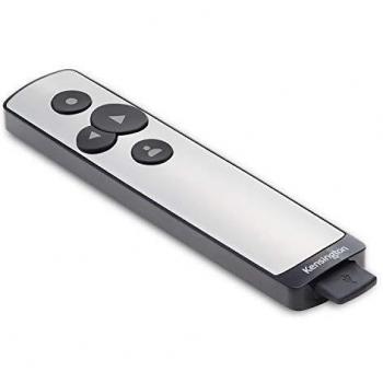 Kensington Presentador PowerPointer Inalámbrico con USB y Láser Virtual, Compatible con Microsoft PowerPoint en Windows y macOS - Alcance de 15m