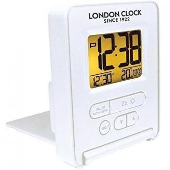 Plegable LCD Reloj Despertador Acabado: Blanco
