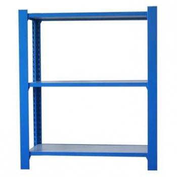 Estantería Oficina Simon Rack Officlick 3/300 Madera Azul/Blanco 1000x900x300 mm, 3 Alturas, Estilo Industrial
