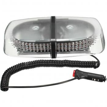 Luz - SODIAL(R)12V 240 LED luz estroboscopica magnetica de advertencia de emergencia luz de flash de bar 20W ambar